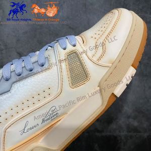 Zapatillas Deportivas de Diseño de Alta Calidad, Zapatillas de Tenis, Estilo Casual para Caminar, de Cuero Genuino - Product Image 3