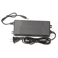 Adaptateur d'alimentation secteur 24V 5A avec prise, transformateur AC/DC avec lumière LED pour appareils électriques