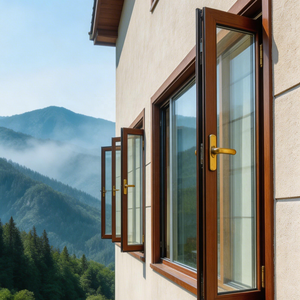 <span class=keywords><strong>Finestra</strong></span> Isolante Integrata in Lega <span class=keywords><strong>di</strong></span> Alluminio ad Alte Prestazioni con Vetro Temperato Basso Emissivo Insonorizzato, Certificata Energy Star, Design Moderno - Product Image 3