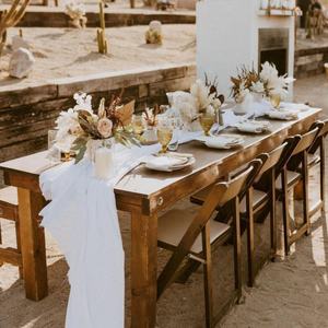 Muebles de Madera de Lujo para Banquetes, Bodas, Cenas, Restaurantes y Mesas de Exterior, en Oferta - Product Image 3