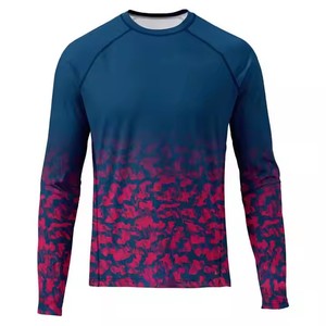 Yushuo bán buôn UPF 50 + tùy chỉnh dài tay áo thăng hoa thiết kế của riêng bạn cá Jersey Áo sơ mi - Product Image 5