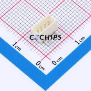 ZX-ZH1.5-4PWZ Wire-to-Board Pin Header Bent Lead Through Hole,P=1.5mm Connector 1x4P 1.5mm Right Angle Insert ZH - Product Image 1