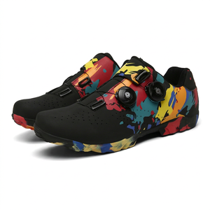 Zapatillas de Ciclismo Personalizadas Unisex con Bloqueo para Carretera y Montaña, Bicicleta Asistida por Energía, Deporte al Aire Libre, Graffiti, Primavera Verano - Product Image 2