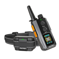 Starkes Elektronisches Anti-Bell-Halsband mit Anpassbarer Fernbedienung, Wiederaufladbar, 600FT Reichweite, Hundetrainingsprodukt