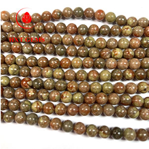 Cuentas redondas <span class=keywords><strong>Jaspe</strong></span> natural <span class=keywords><strong>de</strong></span> <span class=keywords><strong>otoño</strong></span> Cuentas al por mayor 8mm - Product Image 3