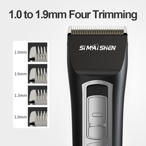 Máquina Cortapelos Profesional SiMAiSHEN D1-D <span class=keywords><strong>de</strong></span> Acero Inoxidable, Recortadora <span class=keywords><strong>de</strong></span> Barba Inglesa <span class=keywords><strong>de</strong></span> 3 Velocidades con Batería y Carga USB para Salón - Product Image 2