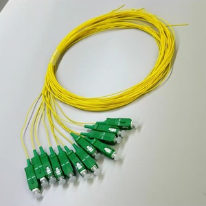 สายไฟเบอร์ออปติกแบบมีสี 1.5 ม. 12 คอร์ 9/125 ซิงเกิลโหมด SC/APC 12 ไฟเบอร์พิกเทล - Product Image 2