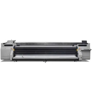 Impresora UV de rollo a rollo de inyección de tinta de alta resolución de 2400DPI de formato supergrande de 5M de excelente calidad con cabezal de impresión Kyocera