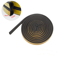 Bande d'étanchéité en mousse EPDM autocollante en forme de D pour porte et fenêtre, bande de caoutchouc insonorisante et hermétique pour automobile