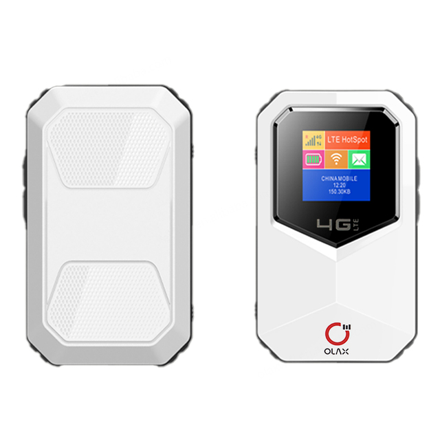 Mt85 4G LTE WiFi6 Dual-Band Wireless Router Unlocked Mobile SIM Card 150Mbps 3000mAh Battery 2.4G Firewall WPS/QoS Portable
