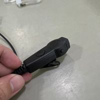 GAODAPTT PMLN5727A Headset In-Ear Earpiece Hybrid Driver Mic Motorola Antarmuka 1-Pin DP2400E DP2600E DEP550E DEP570E Hitam