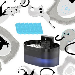 OEM Automatic 3.2L Black Cat <b>Water</b> Dispenser with Circulating Running <b>Water</b> Silent <b>Filter</b> Plastic Pet Fountain for Outdoor Use - Product Image 2