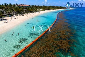 Barriera/boom di Sargassum per Proteggere un'Area da Piante Acquatiche e Detriti che Altrimenti Avrebbero Inquinato le Spiagge - Product Image 6