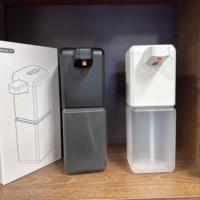 Dispensador automático de jabón de 500 ml, dispensador automático de jabón montado en la pared, dispensador de jabón líquido en espuma y gel para baño
