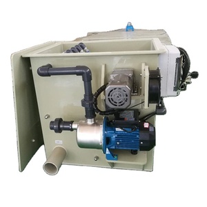 เครื่องกรองแบบดรัมหมุน PP/SS304/SS316 สำหรับน้ำทะเลและน้ำจืด ระบบกำจัดโปรตีนในน้ำ พร้อมเครื่องกำเนิดโอโซน 30 ลิตร/ชม. - Product Image 2