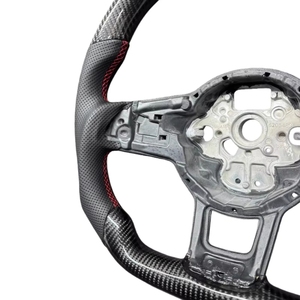 Volante Deportivo Personalizado de Cuero y Fibra de Carbono para Golf MK7/7.5/6/5 <span class=keywords><strong>GTI</strong></span>/GTS/GTD/GTE/R CC R-Line - Product Image 6