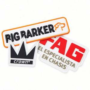 No Minimum Order Manufacturer Cheap Custom Rubber Patch 3D Embossed Soft PVC Patches With Logo Custom - Product Image 2