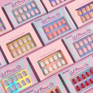 BTArtbox yeni cilt düz renk jel basın çivi kiti üzerinde kısa kare basın çivi jel X takma tırnak basın üzerinde - Product Image 1