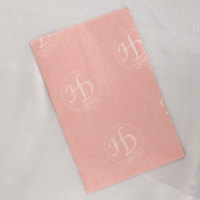 Papier de soie rose imprimé sur mesure, papier d'emballage avec logo personnalisé pour l'emballage de vêtements