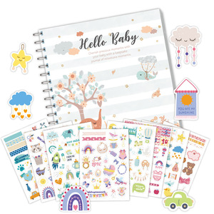Álbum de Recuerdos para Bebés con Pegatinas, Diario del Primer Año para Registrar Momentos Especiales, Recuerdo para Bebés - Product Image 1