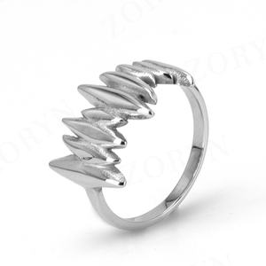 Anillo de Acero Inoxidable Impermeable Estilo Gótico Vintage con Piedra Natural, Joyería de Moda Resistente al Óxido, en Stock para Venta al por Mayor - Product Image 2