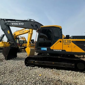Excavadora de cadenas Volvo EC210D de 21 toneladas, 95% nueva, usada, maquinaria de construcción original, buen rendimiento, en venta - Product Image 1