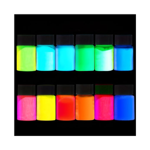 Photoluminescent Pigment Powder Glowing Purple Glow Powder for Paint Epoxy Resins Clay Rubber Silicone - Product Image 2
