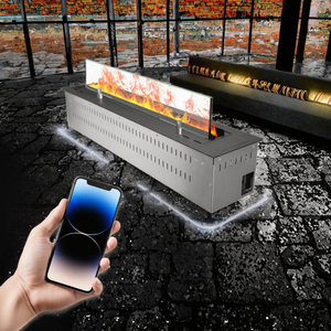 Cheminée électrique <span class=keywords><strong>d</strong></span>écorative avec télécommande, intérieur, <span class=keywords><strong>1</strong></span> mètre, flamme LED 3D automatique, insert <span class=keywords><strong>de</strong></span> cheminée à vapeur <span class=keywords><strong>d</strong></span>'<span class=keywords><strong>eau</strong></span>, meilleur <span class=keywords><strong>prix</strong></span> - Product Image 3