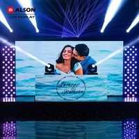 Layar Panel Video Wall LED Digital Signage Billboard LED Luar Ruangan Tahan Air Dua Sisi ALSON