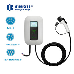 เครื่องชาร์จรถยนต์ไฟฟ้าแบบติดผนัง <span class=keywords><strong>MENNEKES</strong></span> (TYPE 2) ขนาด 11KW 22KW 3 เฟส 32A พร้อมแอปพลิเคชัน แบบพกพา - Product Image 1