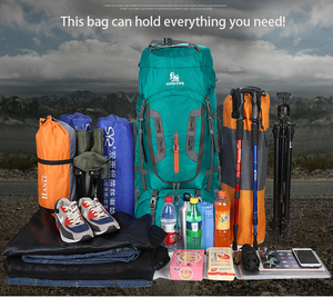 80L Outdoor-Bergsteiger rucksack mit großer Kapazität Taktischer Camping-Wander rucksack mit verstellbarer Rückens tütz halterung - Product Image 5