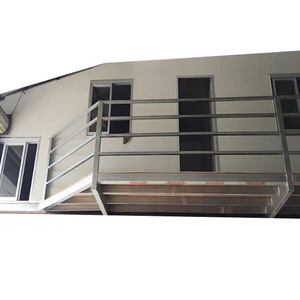 Plateforme de mezzanine en acier avec plancher en contreplaqué, assemblage par vis, durable, peinte en blanc, pour usage bureautique - Product Image 1