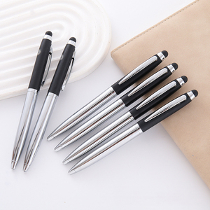 Smooth <b>Writing</b> Business Office Business Silver Mirror Chromed Soft Touch Metal Ballpoint Pen - Product Image 3