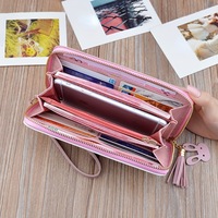 Nouveau portefeuille pour femme, style coréen, court, tendance, color block, porte-monnaie imperméable, doublure en polyester pour étudiantes