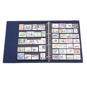 Pack professionnel en plastique sans acide PET clair 9 trous Standard Page Fit timbre <span class=keywords><strong>Album</strong></span> liant 5 poches <span class=keywords><strong>Pages</strong></span> pour les collectionneurs de <span class=keywords><strong>timbres</strong></span> - Product Image 6