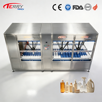 Machine de tri et d'alimentation verticale automatique CE à double tête araignée pour bouteilles, pots et canettes