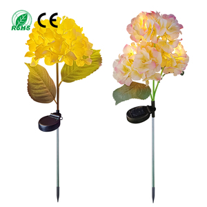 Lampes solaires LED d'extérieur de haute qualité en forme d'hortensias pour clôtures, décoration de <span class=keywords><strong>jardin</strong></span> <span class=keywords><strong>et</strong></span> ambiance festive - Product Image 6
