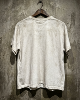 T-shirts vintage pour hommes en coton 100% délavé à l'acide, coupe ample, manches courtes, impression personnalisée, été