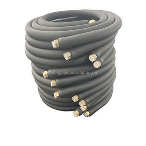 Enduit de mousse PE blanc 1/4 "3/8" 1/2 "5/8" 3/4 "pouces isolé tube de cuivre isolé bobine de paire isolée avec écrous dans Cental AC - Product Image 2