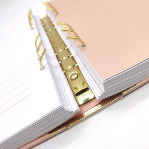 2026 2027 stampa personalizzata raccoglitore di anelli di carta settimanale organizzatore mensile - Product Image 4