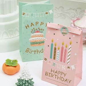 Bolsas de Papel Kraft Ecológicas Personalizadas al por Mayor <span class=keywords><strong>para</strong></span> Regalos de Baby Shower, Impresas en Color Dorado con Logotipo Personalizado <span class=keywords><strong>para</strong></span> Leche y Refrigerios - Product Image 4
