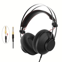 Casque audio studio professionnel HiFi 3,5 mm, écouteurs filaires pour DJ, PC, enregistrement, son professionnel