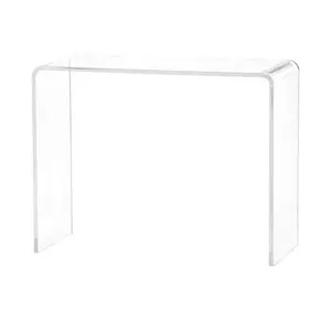 Custom Transparent Acrylic Computer Desks Plexiglass Home Decor Accessories