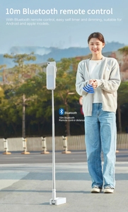 Soporte portátil para teléfono con lámpara de luz de relleno de Selfie regulable inalámbrica para vídeo en vivo Filllight soporte retráctil para teléfono móvil - Product Image 4