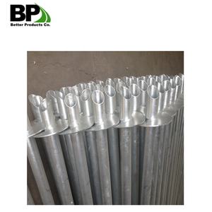 घर के निर्माण के लिए एएसटीएम ए153 गोल शाफ्ट हेलिकल पाइल्स को पूरा करने के लिए अधिक भार क्षमता वाली हॉट डिप गैल्वेनाइज्ड - Product Image 2