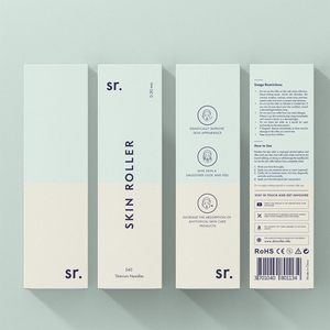 Boîte de rangement cosmétique haut de gamme personnalisée pour soins de la peau avec gaufrage, doublure en éponge, fermeture magnétique et emballage imprimé sur mesure - Product Image 1