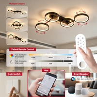 Plafonnier LED intelligent moderne, simple et créatif, pour vestiaire, salon, entrée, montage en surface, OEM ODM
