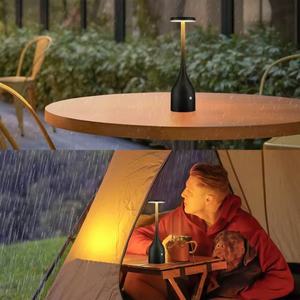 Lámpara de Mesa con Forma de Botella de Vino, Lámpara de Noche Recargable para Mesa de Noche - Product Image 2