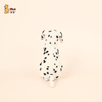 Kawaii Dalmatiner Hunde puppe Weiches Plüsch tier in PP-Baumwoll form Velboa und Stoff kissen mit Kunststoff und Filz material