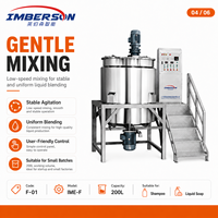 Homogénéisateur en acier inoxydable de 200 L, machine de mélange de détergent liquide pour applications chimiques et alimentaires